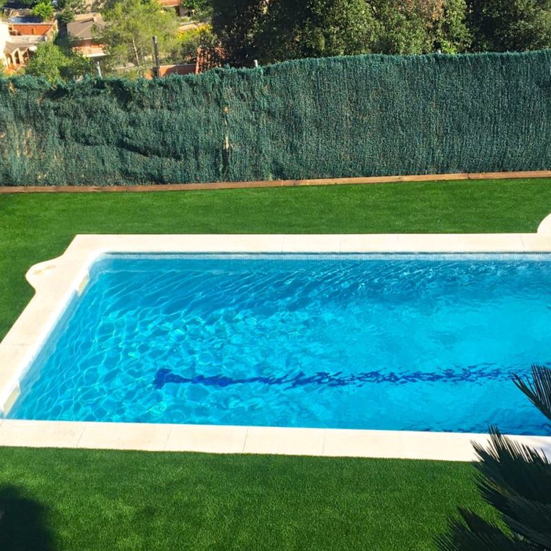 Erba sintetica per la piscina