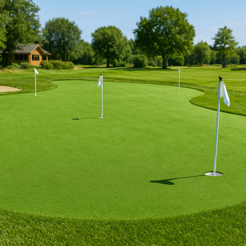 Erba sintetica per golf la soluzione ideale per putting green e aree di allenamento