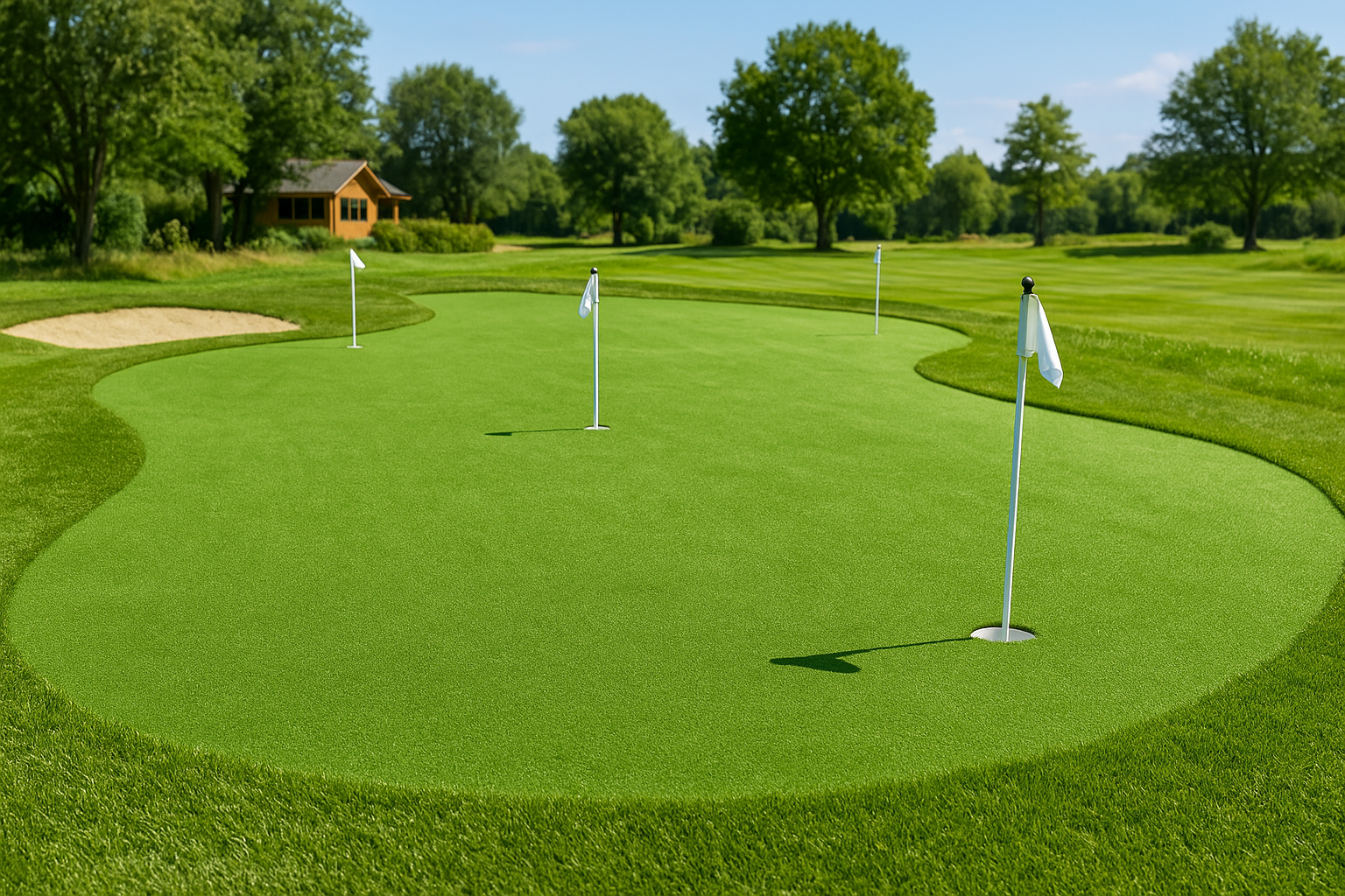 Erba sintetica per golf: la soluzione ideale per putting green e aree di allenamento