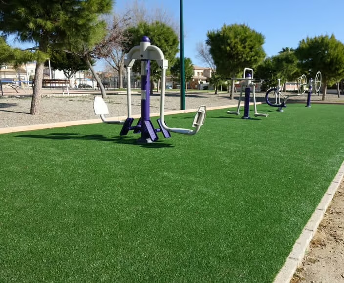 cesped artificial gimnasio murcia